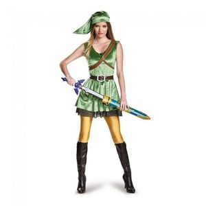 Nintendo The Legend of Zelda Deluxe Adult Costume, Link, Sz Small (4-6)